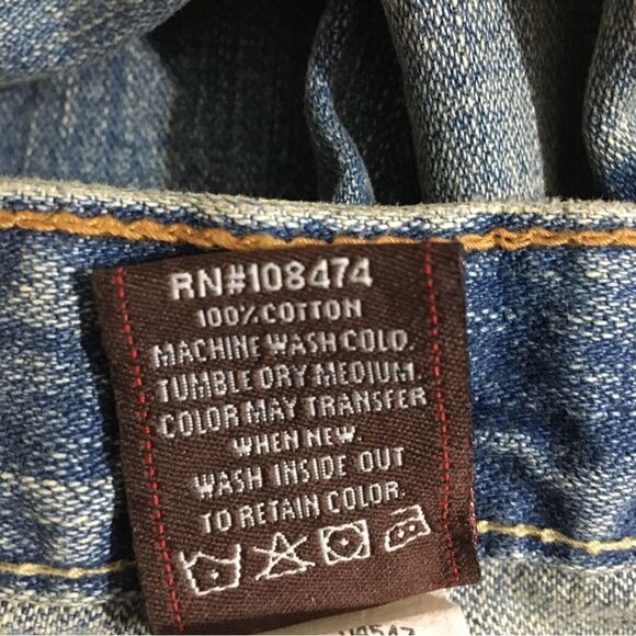 True Religion NWT Bootcut Distressed Jeans Size 27 - Picture 14 of 14